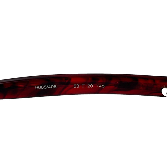 OGI Evolution Eyeglasses Frame Germany 9065/408 53-20-145 Marble Red Frame Only - Picture 3 of 9